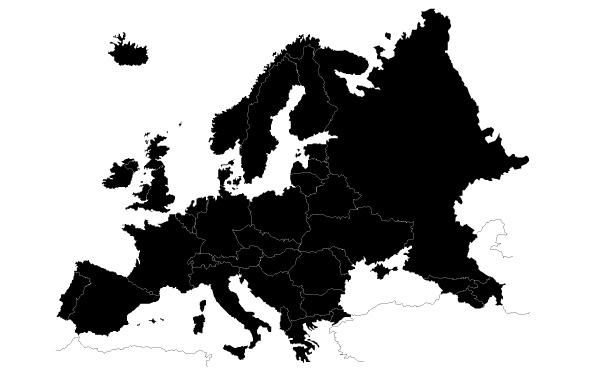 Europe Map Vector vector