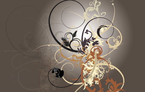 Swirly Curls - Sick Brush Kit vector