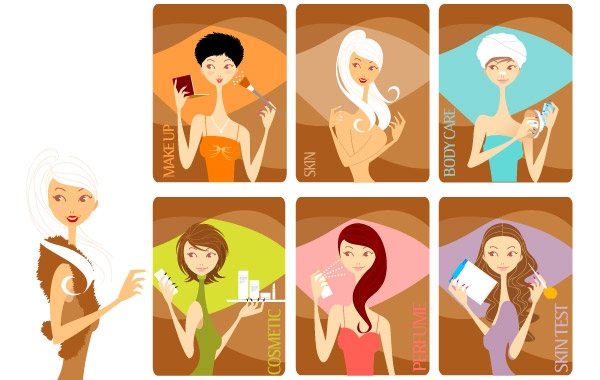 Beauty Girls vector