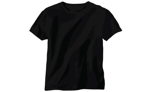 Download BLACK VECTOR T-SHIRT | HD ICON - RESOURCES FOR WEB DESIGNERS