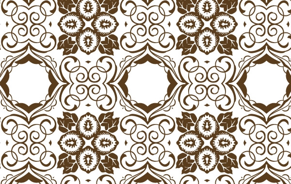 Brown Seamless Wallpaper vector