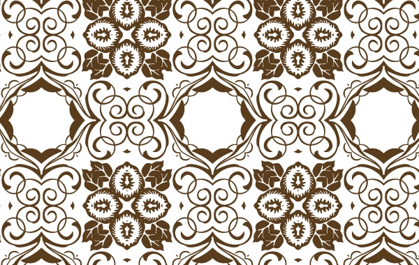 Brown Seamless Wallpaper vector
