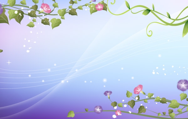 Flowers Background Vector vector