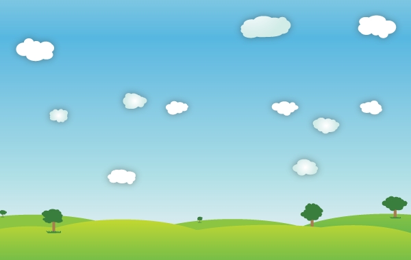 Bright Outdoor Spring Landscape  vector