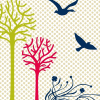 New free vector set: birds & trees vector logo