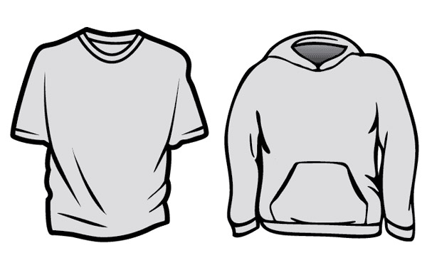 BlueCotton T-Shirt Templates vector