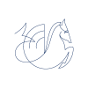 AIR FRANCE seahorse (hippocampe ailé) 2009 vector logo