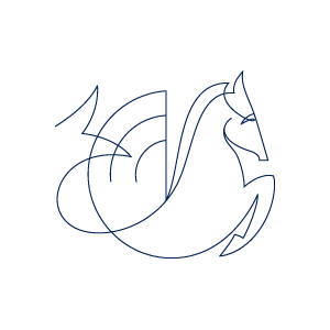 AIR FRANCE seahorse (hippocampe ailé) 2009 vector logo