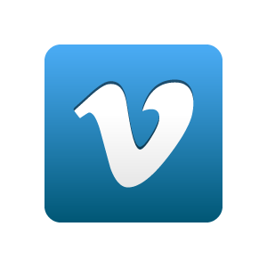 vimeo square icon vector logo