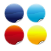 20 poppy Color Stickers vector logo