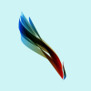 Colorful Feather vector logo