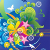 Floral Background vector logo
