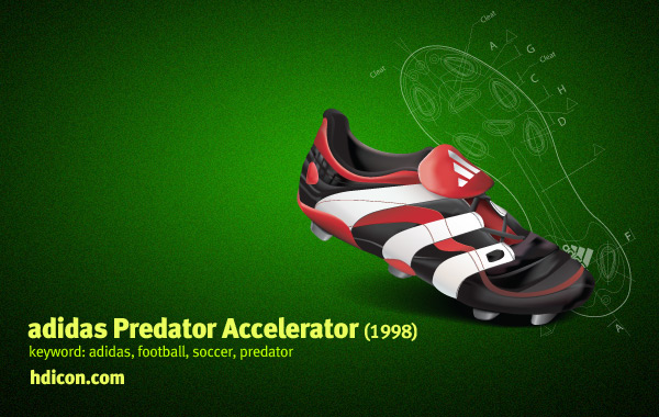 adidas Predator Accelerator (1998) vector
