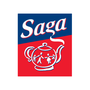 Saga tea vector logo