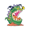 Monster.com mascot vector logo