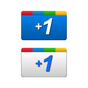 Google +1 button icon 2011 vector logo