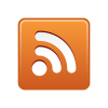 RSS feed icon vector logo