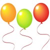 Balloons vector logo