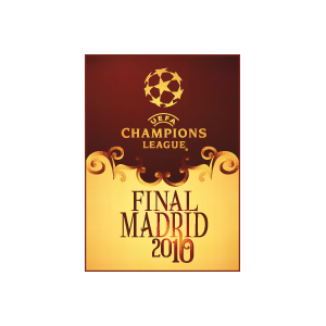 UEFA Champions League 2010 Final Madrid vector logo