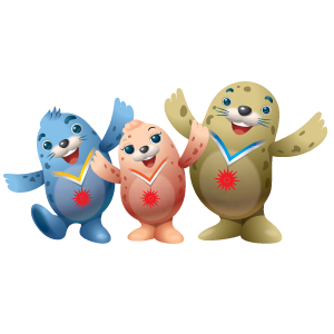 Mascot of 2014 Incheon Asian Games vector logo